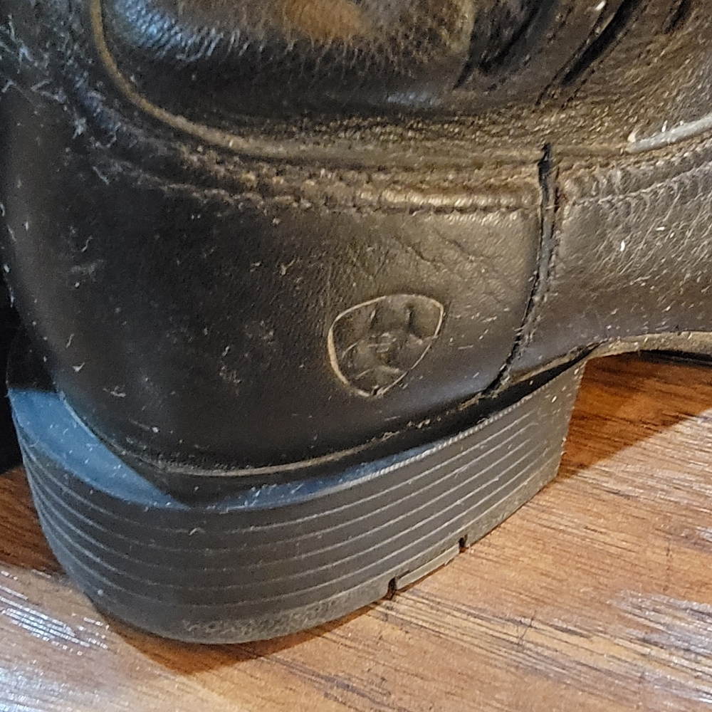 Ariat Black Western square toe boots - Picture 8 of 13